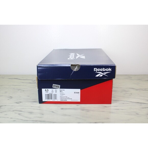 Reebok Club C 85 Men's Tennis Shoe - Chalk/Hunter Green (US 6.5) NEW IN BOX - Picture 9 of 10